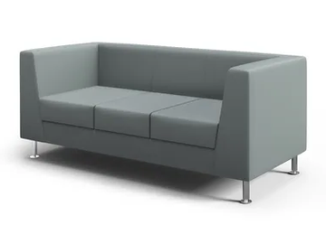 NAXOS ELITE - 3 seater leather sofa by FANTONI