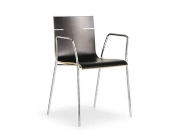 NICK HOSPITALITY - Reception chair with armrests by FANTONI