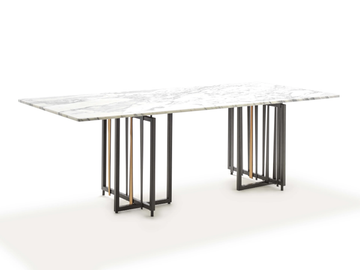 ADELE - Rectangular marble table by Fasem