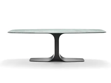 ALAN - Rectangular marble table by Fasem