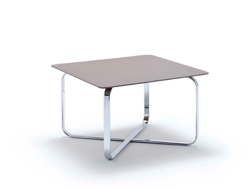 MEZZÉ - Low square steel coffee table by Fasem