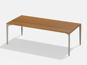 ALLSIZE - Garden table in aluminum and wood by FAST