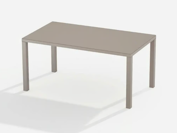 EASY - Rectangular aluminium garden table by FAST