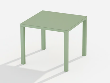 EASY - Square aluminium garden table by FAST