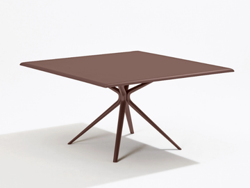 MOAI - Square aluminium garden table by FAST