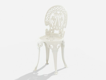 NARCISI - Aluminium garden chair by FAST