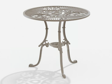 NARCISI - Round aluminium garden table by FAST