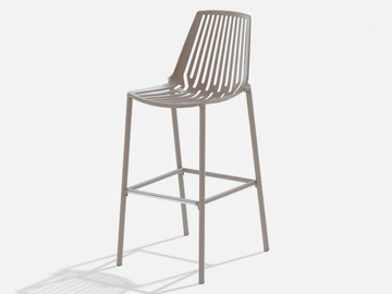 RION - High garden stool with footrest by FAST