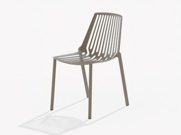 RION - Stackable aluminium garden chair by FAST