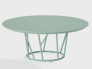 WILD - Round aluminium garden side table by FAST