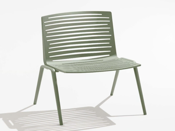 ZEBRA - Aluminium garden armchair by FAST