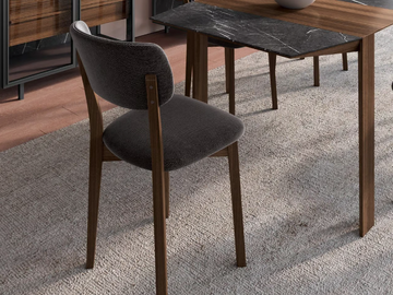 ADELE - Fabric chair open back by Febal Casa