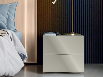 ANTIBES - Bedside table with drawers by Febal Casa