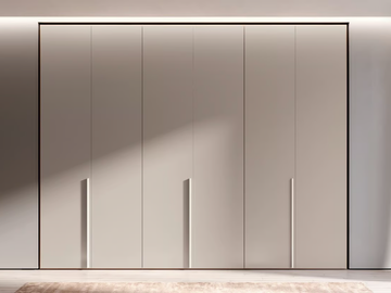BARRET - Melamine-faced chipboard wardrobe by Febal Casa