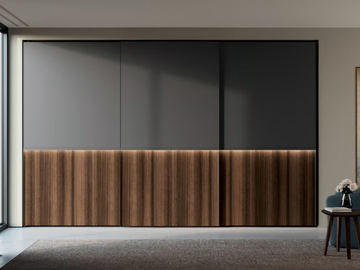 HALLEY - Wardrobe with sliding doors with drawers by Febal Casa