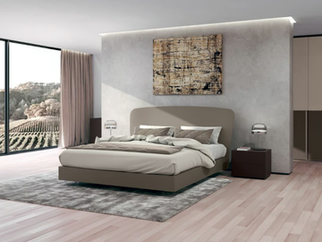 MARCEL - Bed with high headboard by Febal Casa