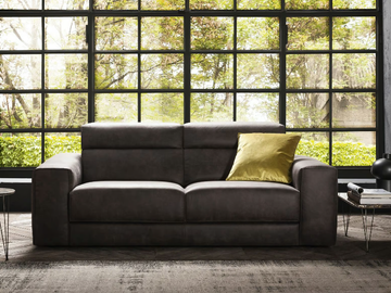 AJAR - 3 seater fabric sofa by Felis