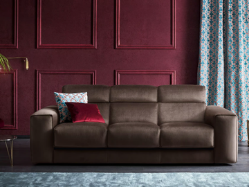 AJAR - 3 seater velvet sofa by Felis