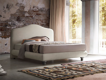 DAMIAN - Classic style fabric double bed by Felis