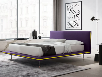 ELLE - Upholstered fabric bed by Felis