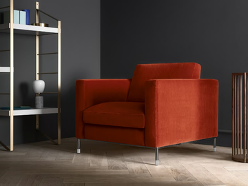 LARSON - Fabric armchair with armrests by Felis