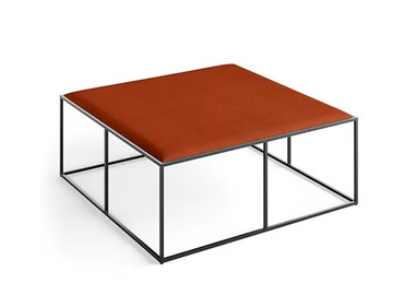 NEMESI - Square metal pouf by Felis