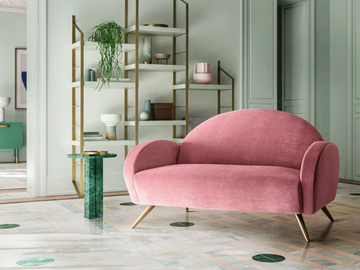 WENDY - 2 seater fabric sofa by Felis