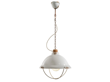 INDUSTRIAL - Ceramic pendant lamp by FERROLUCE