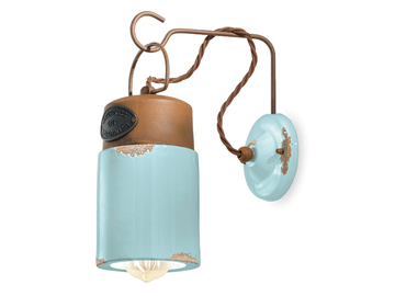 INDUSTRIAL - Ceramic wall light with fixed arm by FERROLUCE