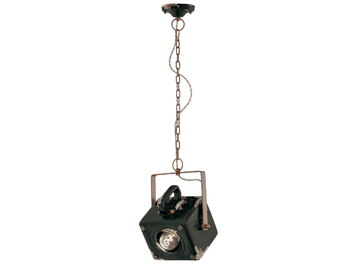INDUSTRIAL - Industrial style swivel ceramic pendant lamp by FERROLUCE