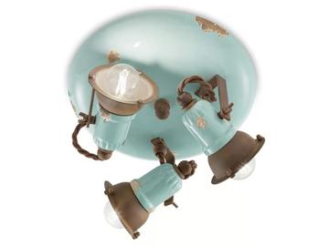 LOFT - Multiple adjustable round ceramic spotlight by FERROLUCE