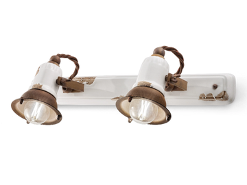 LOFT - Wall-mounted multiple rectangular ceramic spotlight by FERROLUCE