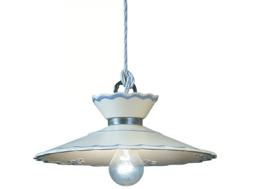RAVENNA - Ceramic pendant lamp by FERROLUCE