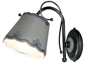 RAVENNA - Ceramic wall light with fixed arm by FERROLUCE