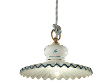 ROMA - Classic style ceramic pendant lamp by FERROLUCE