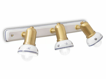 SAVONA - Multiple adjustable rectangular ceramic and metal spotlight by FERROLUCE