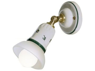 SAVONA - Wall-mounted adjustable ceramic spotlight by FERROLUCE