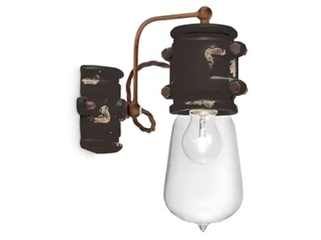 URBAN - Ceramic wall light with fixed arm by FERROLUCE