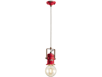 URBAN - Swivel ceramic pendant lamp by FERROLUCE