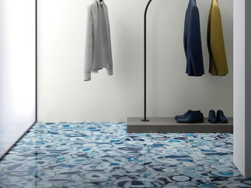 AGATA BLU - Porcelain stoneware wall/floor tiles by Fiandre Architectural Surfaces