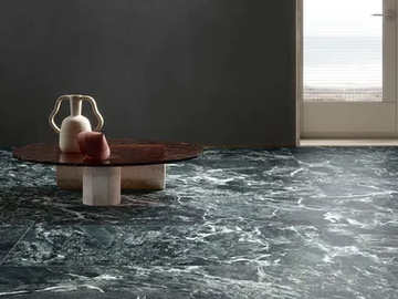 MARBLE LAB - ALPI CHIARO VENATO - Porcelain stoneware wall/floor tiles with marble effect by Fiandre Architectural Surfaces