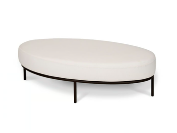 AURA - Stainless steel garden pouf by Fischer Möbel