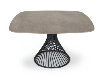 CLARIS - Square ceramic dining table by Fischer Möbel