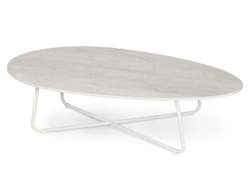 DROP - Low fm-ceramtop and aluminium coffee table by Fischer Möbel