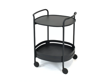RIVA SMALL - Aluminium drinks trolley by Fischer Möbel