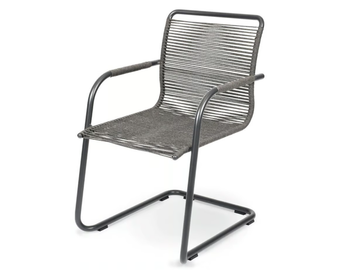 SWING - Cantilever rope garden chair with armrests by Fischer Möbel