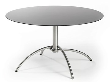 TAKU - Folding round table with 4-star base by Fischer Möbel