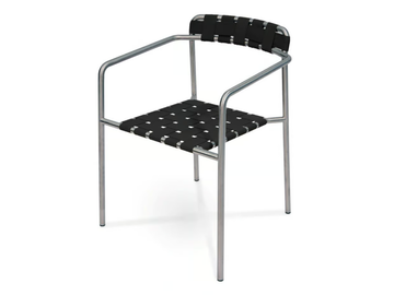 TONIC - Stackable garden chair with armrests by Fischer Möbel