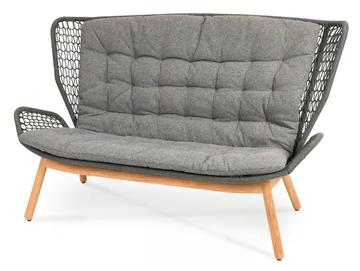 WING LIGHT - 2 seater fabric garden sofa by Fischer Möbel