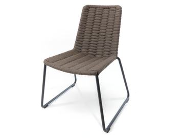 WING - Sled base garden chair by Fischer Möbel